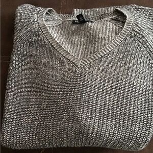 Eileen Fisher Marled Black Sweater
